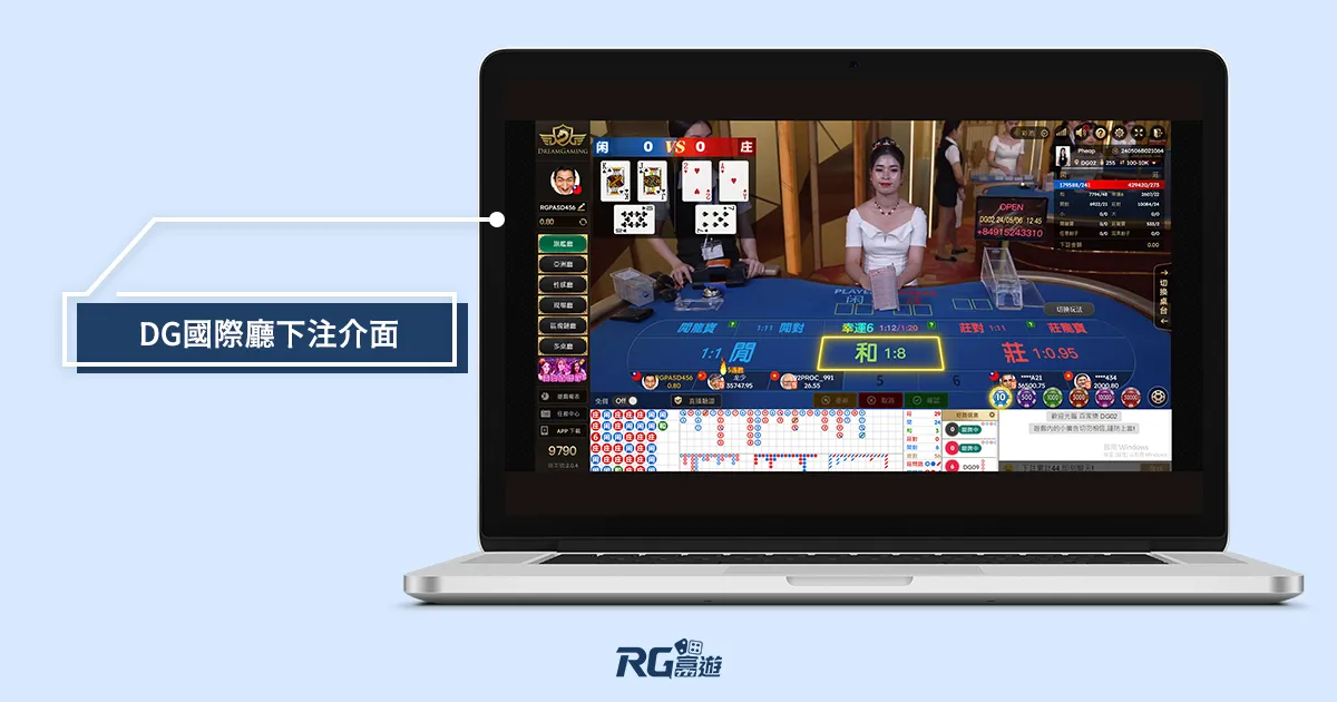 富遊娛樂城 DG國際廳下注介面